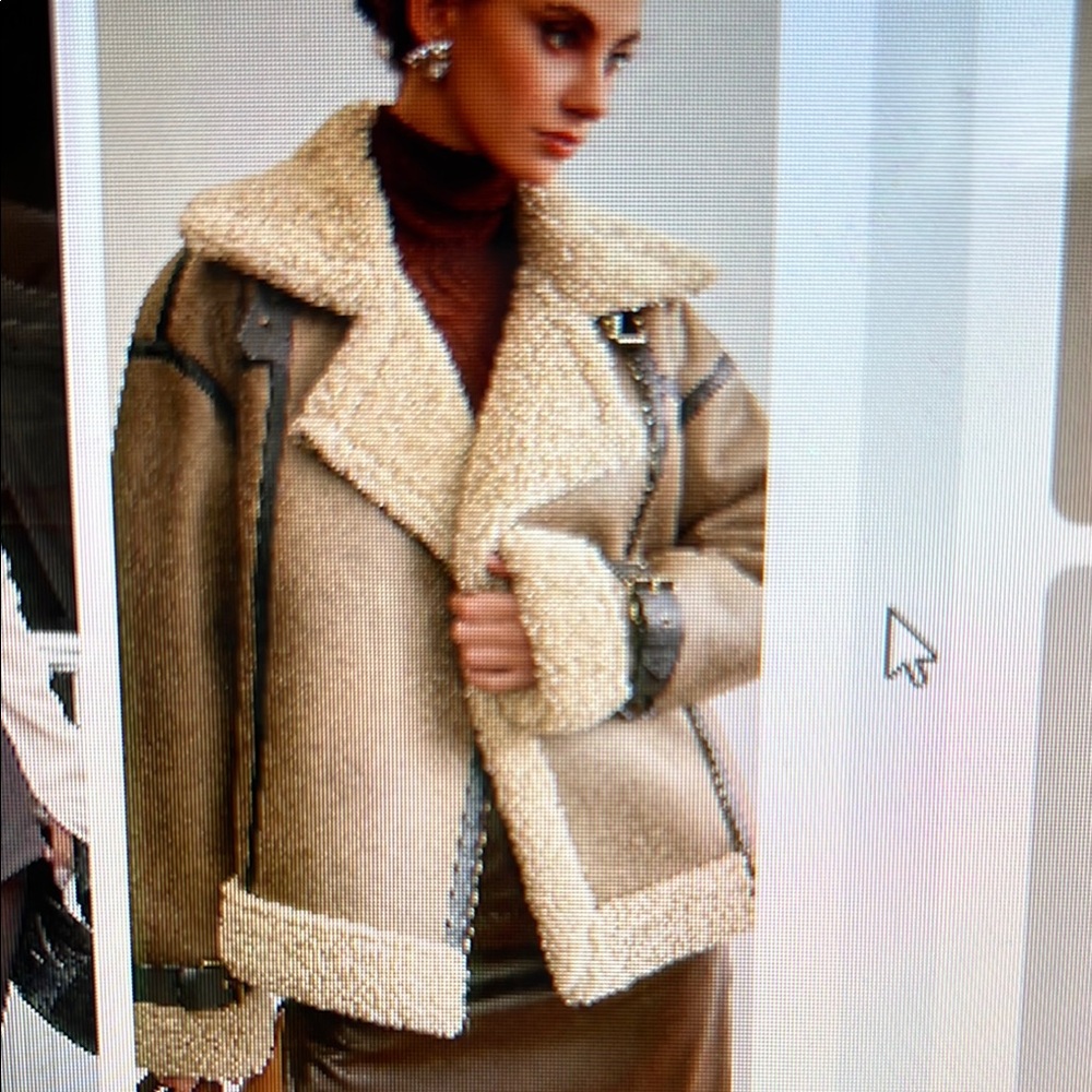 Commense Brown Teddy Jacket with Plush Sherpa Lining